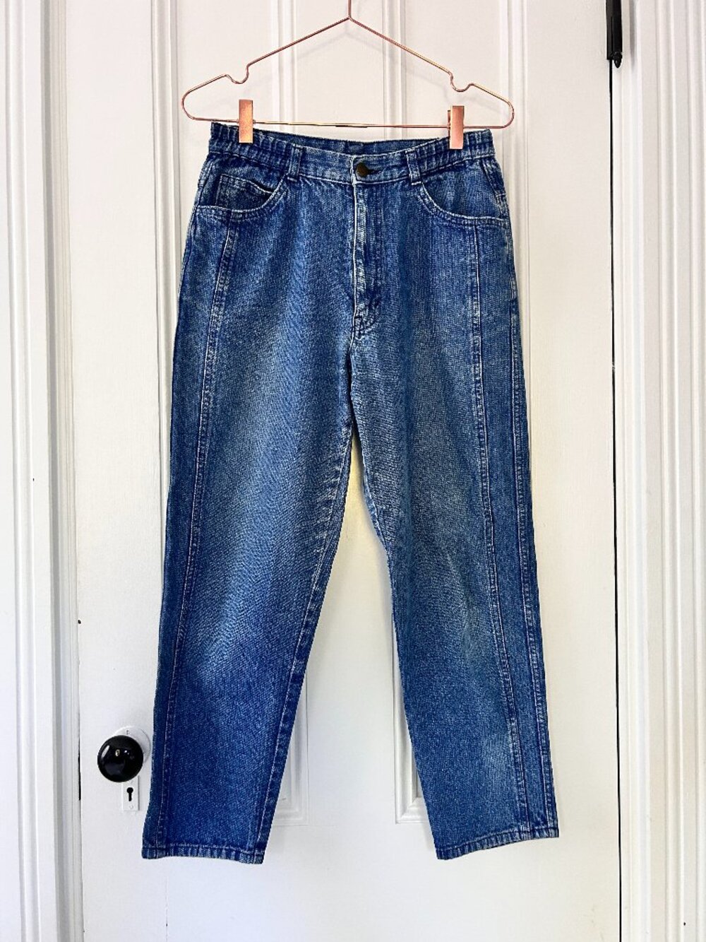 Vintage 80's Striped Mom Jeans - "In the Simple" Brand